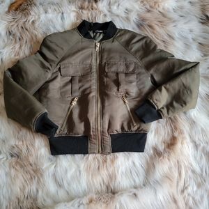 Army Green Bomber Jacket